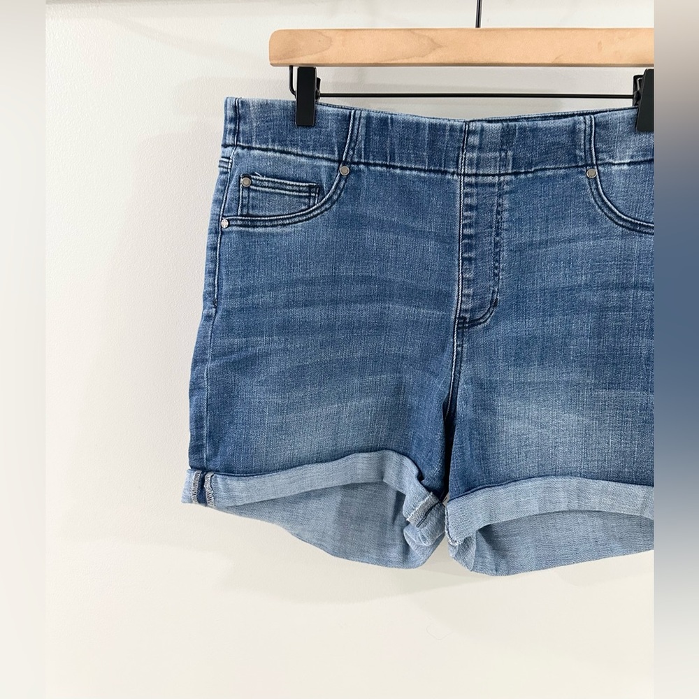 Liverpool ‘The Short’ Denim Pull On Shorts Size 14/32 - Picture 5 of 8